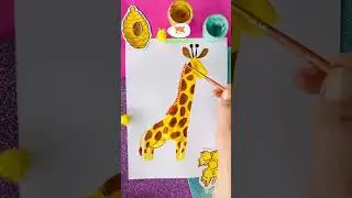 Рисуем🦒ЖИРАФА 