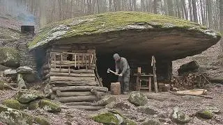 30 Days Alone Building an Underground Bushcraft Cave | Survival Shelter in the Rainforest
