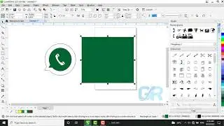 whatsapp logo in coreldraw