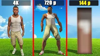 GTA 5 but every 10 minutes the graphics get worse