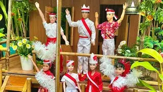 Barbie jowo upacara bendera #17agustus #barbiejowo #harikemerdekaan