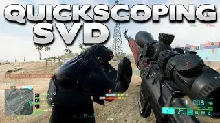 Quickscoping SVD in Battlefield 2042