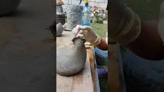 Курочки из цемента своими руками 