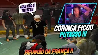 VISÃO DO OVOTZ NA REUNIÃO DA FRANÇA SOBRE OS LARANJAS !! CORINGA FICOU BRAVO !? | Cortes do Ovotz