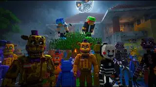 O PIOR APOCALIPSE DE FIVE NIGHT AT FREEDYS CHEGOU EM CASA NO MINECRAFT