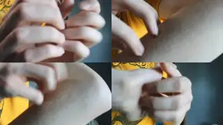 ASMR TAPPING ON NAILS | SKIN SCRATCHING | SCRATCHING ARMS/HANDS | #ASMR