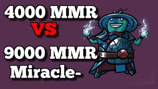 Dota 2 - Miracle 9000MMR Storm  vs 4000MMR  - Dota 2 Leaderboards 2016 1080p60fps