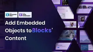 Add Embedded Objects to Blocks Content - Modular Websites | Xara