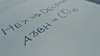 HEXADECIMAL TO DECIMAL | NUMBER SYSTEM | JELET | ARUN PAUL.