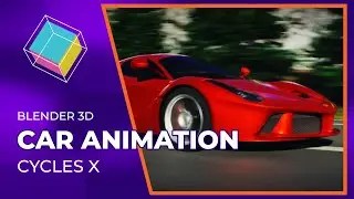 SLOW - Blender Car Animation 4K [ Upscaled 1080p ] Cycles X - AK Visuals 