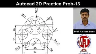 Autocad Practice Problem 13