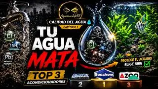 #1 CALIDAD del AGUA | CLORO, CLORAMINA Y METALES PESADOS | TOP ACONDICIONADORES para ACUARIO #1