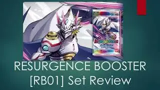 Digimon TCG Resurgence Booster RB01 Set Review!