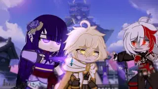 enemy. || genshin || meme || ft. ei, aether & kazuha || angst