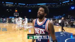 Kyrie Irivng Sleeps On Court With 0 IQ Defense As Celtics Blow Kiss To Him !