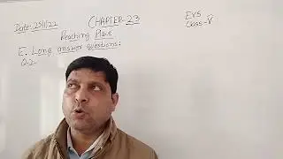 Class V EVS 25 01 2022 by Mr Rupesh Chapter 23 Reaching Places