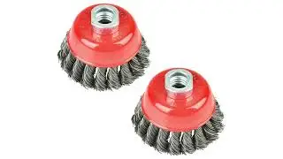 Circular Crimped Twist Knot Steel Wire Cup Brush For Grinder
