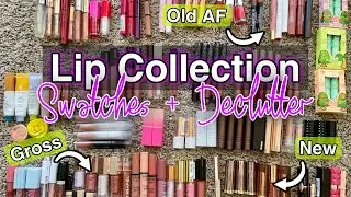 A Very Necessary 💄Makeup Declutter! Purging my Lipstick and Lipgloss Collection