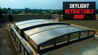 Megavent's Skylight Retractable Roof– Durg, Chhattisgarh, India- www.megavent.co.in