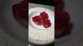 Spiced Poach Pear Roses - Full Recipe in Description