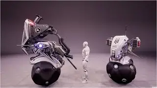 SciFi Omnidirectional Bike (#UE4, #UE5)