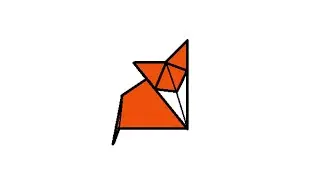 ORIGAMI FOX (traditional)
