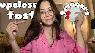 ASMR Upclose Fast Triggers for Tingles