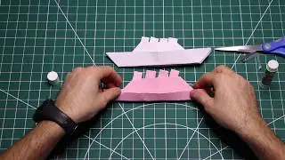 Titanic paper boat
