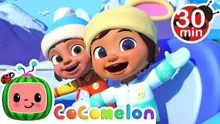 Winter Train Park Song | Nina's ABCs  | CoComelon Songs for Kids & Nursery Rhymes