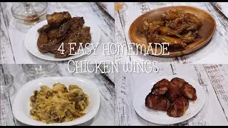 4 Easy Homemade Chicken Wings - Twelve Ten Kitchen