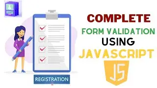 Form Validation Using JavaScript | javascript Form validation  | javascript Project for Resume