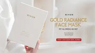 NIHON Gold Radiance Face Mask: The FIRST Ever Idebenone-infused Face Mask