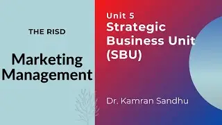 Strategic Business Unit (SBU)-Marketing Management | Urdu | The RISD