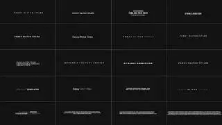Premiere Pro Templates - Digital Glitch Titles // Sound Fx - MOGRT