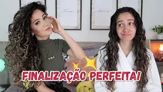 COMO ESTOU FINALIZANDO MEU CABELO CACHEADO ATUALMENTE!! SUPER PRÁTICO 😱🔥