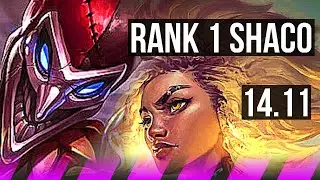 SHACO & Jinx vs RELL & Draven (SUP) | Rank 1 Shaco, 8/4/13 | EUW Challenger | 14.11
