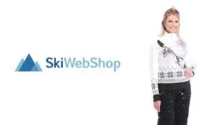 CMP, Half zip shirt print, pullover, women, print white/black