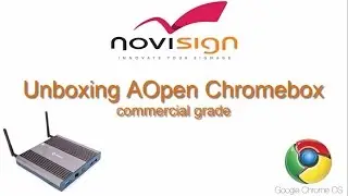 AOpen Chromebox unboxing - Chrome OS player for digital signage