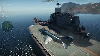 WarThunder Як-38 на авианесущем крейсере