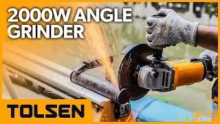 TOLSEN 2000W Angle Grinder 180mm Disc Diameter