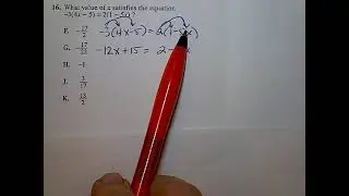 Question #16 - Preparing for the ACT Test 2021-2022
