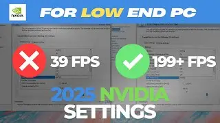 Best NVIDIA Settings for Low-End PCs | Boost Performance Instantly!