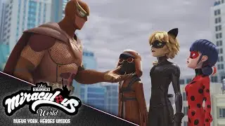 MIRACULOUS WORLD | ⭐ ATAQUE DEL TECNOPIRATA 🗽 | Nueva York: Héroes Unido (Español)