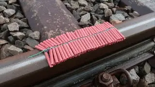 100 Firecrackers vs Train