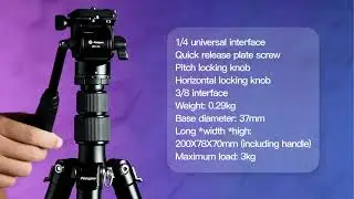 Fotopro Fluid video head MH-2A