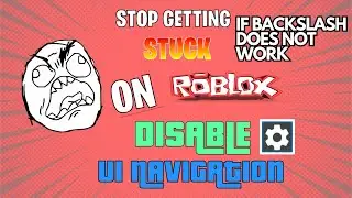 How to turn off UI toggle selection (stop getting stuck on roblox) if you do not have backslash!