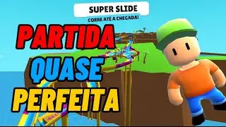 Stumble Guys Super Slide - Partida Quase Perfeita #stumbleguys #stumbleguysbr