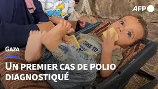 Un petit garçon de 10 mois malade de la polio dans la bande de Gaza | AFP