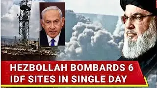 Hezbollah Stuns Israel With 6 Back-To-Back Attacks; Pounds IDF Bases- Zionists begging UN to Stop It