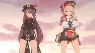 【Genshin Impact MMD】 Ankha dance / Hu Tao Yanfei (Ankha zone meme)